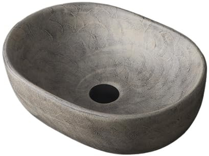 Vasque a Poser Salle de bain rétro lavabo à poser patio extérieur intérieur simple vasque Lavabo