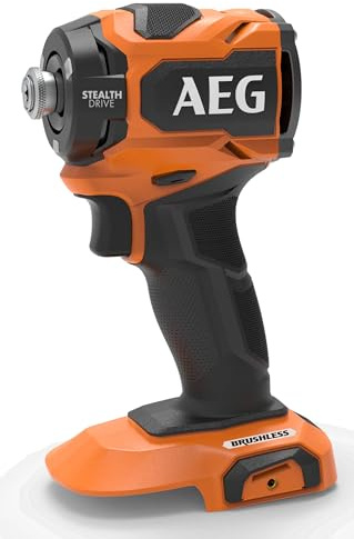 AEG - Visseuse à chocs oléopneumatique Brushless 18V PRO18V – BSS18OPSBL-0 - Ultra silencieuse, compacte et précise pour vissage intensif – Sans batterie ni chargeur