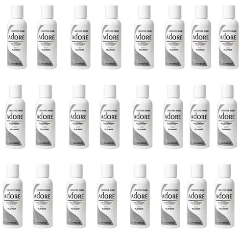 Adore Semi Permanent Hair Color - Vegan and Cruelty-Free Hair Dye - 4 Fl Oz - 155 Titanium (Pack of 1)