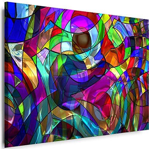 Myartstyle - Bilder Optische Illusion Täuschungen Abstrakt 100 x 70 cm LeinwandBilder Optische Täuschungen XXL - 1 Teilige WandBilder Optische Täuschungen Art 3D Modern Kunstdrucke w-a-2026-10