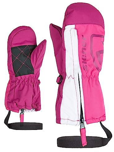 Ziener Baby Leon Ski-Handschuhe/Wintersport | atmungsaktiv Leash, pop pink, 86cm