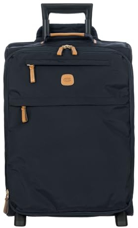 Bric's Trolley Cabina Espandibile Collezione X-Bag, Valigia Bagaglio a Mano con 2 doppie Ruote, Resistente e Ultra Leggera, Dimensioni 39x55x20/23 cm, Ocean Blue