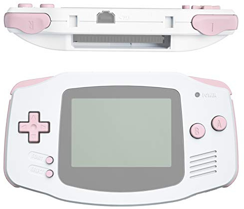 eXtremeRate Cherry Blossoms Pink Replacement Full Set Buttons for Gameboy Advance GBA - Handheld Game Console NOT Included