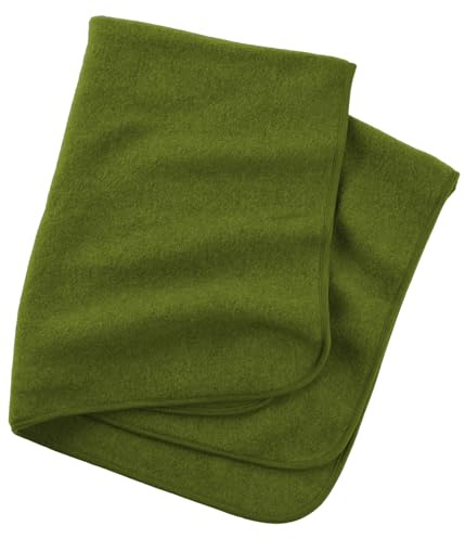Engel Baby Decke aus 100% Wollfleece kbT, Größe 80x100 cm (Pistazie)