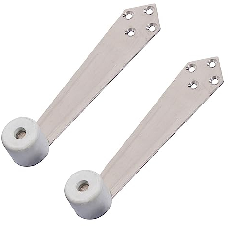 2St tütenhüter türschoner tür aufhaltung Türanschlag abtreter türspion türstopper set Türstopper aus Edelstahl tür zubehör Beladung von oben Tür berühren Rostfreier Stahl Weiß