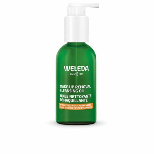 Weleda Make-Up Remover Cleansing Oil with Witch Hazel, For Face & Eyes, Removes Waterproof Make-Up, Fragrance Free, Vegan, 150ml
