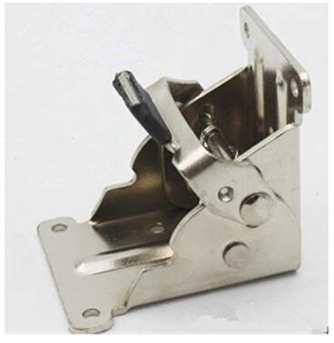 Unterstützt Scharnier, Soft-Close-Türdämpfer, Stoßscharniere 90 Grad, selbstsicherndes Klappscharnier, Esstisch-Hebe-Stützverbindung, Möbel-Stützscharnier(Chrome Plating)