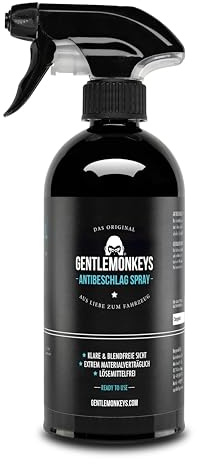 GENTLEMONKEYS Antibeschlag-Spray (500ml) - Für Glas, Kunststoff & Auto