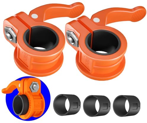ZY-HUAN Mini Barbell Clips 1 inch I Multi-Size Adjustable Barbell Collar I 1 inch Barbell ClampsIQuick Release Weight Clips Pair of Locking for Dumbbell Bar