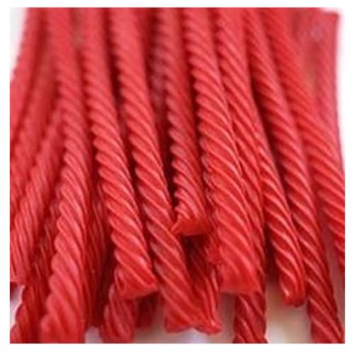 Original Red Licorice Twists – Soft & Chewy Candy Ropes – Classic Strawberry Flavour (500g)