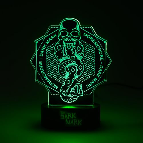 Grupo Erik Harry Potter Lampada da Scrivania LED Gaming | Luce Notturna | Luce LED, Lampada da Comodino, Cavo USB o Batterie AAA, 16 x 21,5 x 5,5 cm, Harry Potter Gadget