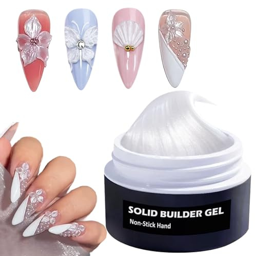 Festes Nagelkleber - Nicht Klebendes Modelliergel - Verdickende Lösung Für Nagelstudio Alltag Hochzeit Party Dekoration