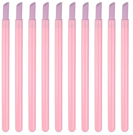 Kvartsman 10 stycken pimpsten nagelfil pimpsten nagelpolerstav nagelbandsborttagare professionell kvartssten nagelpolerare manikyrverktyg för salong nagelvård rosa