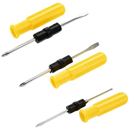 3-Piece Versatile Screwdriver Set, Large, Medium, and Small Dual-Purpose Mini Screwdriver, Ldeal for Assembling Models,Adjusting Musical Instruments, and Crafting,Quickly Tighten Loose Door Handles