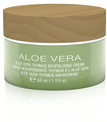 Aloe Vera Thymus Nährcreme 50ml; être belle Cosmetics; reichhaltige Pflege für sehr trockene Haut; Schuppenflechte, Neurodermitis; Ekzemen