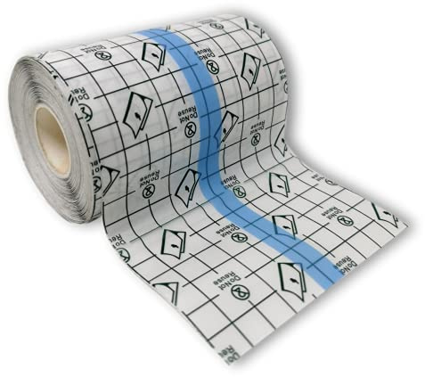 LisaCare Vattentät tatueringsplåster – transparent fixeringsplåster 10 x 10 m – transparent självhäftande PU-bandage (10 cm)