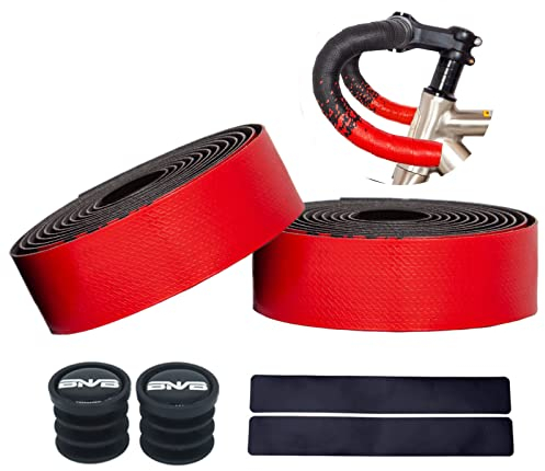 PLATTBK Fahrrad Lenkerbänder Rennrad Band,Lenker Klebestreifen Rutschfest Belüftung Griffband für MTB und Urban Cycling