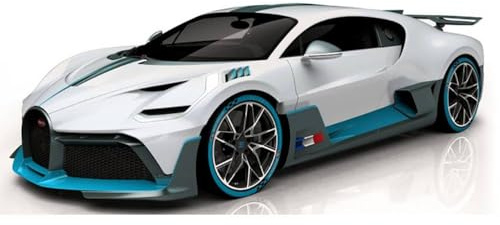 Maisto Bugatti Divo modell bil 1:24 skala flyttdörrar vit (531526W)