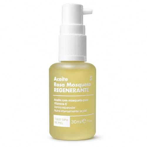 Hagebuttenöl. Hagebutte für Narben. Reines Hagebuttenöl Vitamin E. Flasche mit 30 ml. Regenerierendes und heilendes Körperöl. Für alle Hauttypen. Dermo reparieren.
