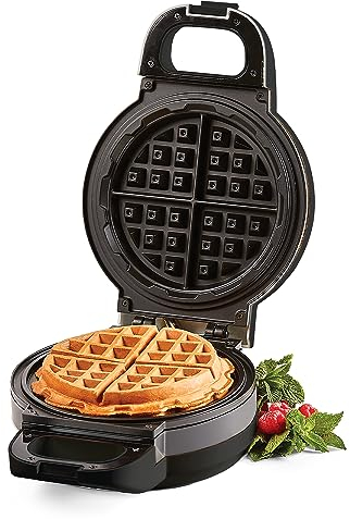 WONDER GAUFRES - MYBO TV - Gaufrier pour gaufres fourrées sucrées ou salées - Gaufres de 17 cm d'épaisseur - Antiadhésif - Facile et Rapide - Nettoyage Facile - Livre de recettes inclus