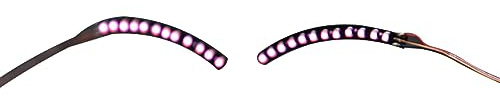Bewinner LED-Wimpernlicht Sicherer Niedriger Strom Augenfreundlich Leuchtender LED-Augenlid-Eyeliner-Aufkleber Gesichtsschmuck für Party Nachtclub Bühne Halloween Party Queen Essential