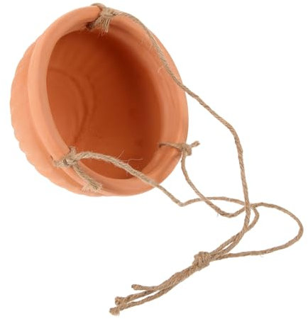 PRETYZOOM 1set Fioriera Sospesa Ceramica Scarico Da Perfetta Per Interni Ed Esterni Per Giardini e Balconi Design Elegante e Facile Da Installare