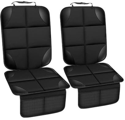 VELOMY Baby Car Seat Protector, for Citroen DS DS4 DS4S DS5 DS6 DS7 DS5LS DS3 DS9. Non-Slip Waterproof Child Seat Pad with Mesh Storage Bag