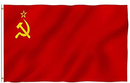 Bandiera dell'Unione Sovietica Grande Bandiera Nazionale Comunista Decorazione della Bandiera del Paese 36x60 Pollici Grande Bandiera Nazionale Bandiera Nazionale dell'Unione Sovietica Bandiera del Pa