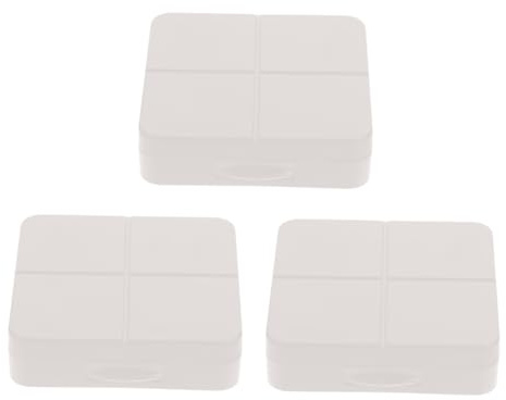 FRCOLOR 3 Sets Eye Vision Companion Box Portable Travel Case for Contact Lenses Halloween Use Material