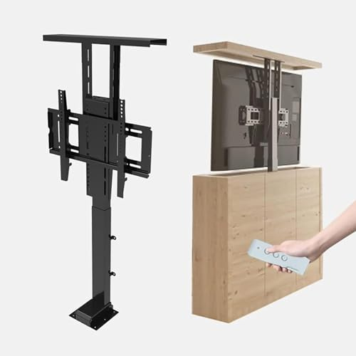 Supporto elettrico per TV – Supporto motorizzato per schermi in pollici – Supporto telescopico – Design armadio nascosto