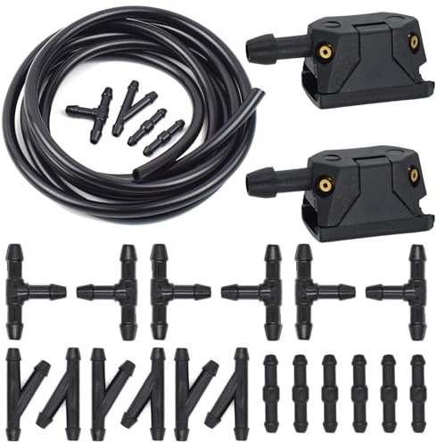 Scheibenwischdüse Passend für Mercedes Benz Vito 638 639 Viano V-Klasse Sprinter Scheibenwaschdüsen Jet montiert auf 8/9 mm Arm(With Connectors)