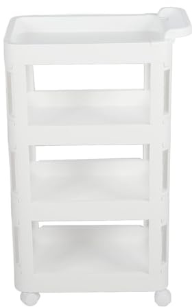 Toeponeer Carro De Almacenamiento con Ruedas para El Hogar, Organizador De Cocina con Ruedas, Estantería Móvil Multifuncional, Material PP Duradero, Diseño Elegante (820)