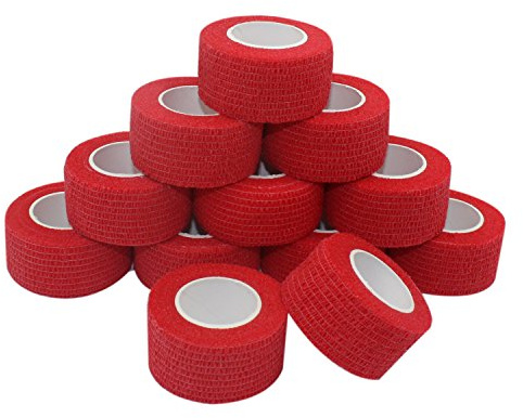 COMOmed selbstklebender verband elastische binde handgelenk bandage pflaster rolle Dog Bandagen Tierische Bandagen 2.5 cm X 4.5 m 12 Bände