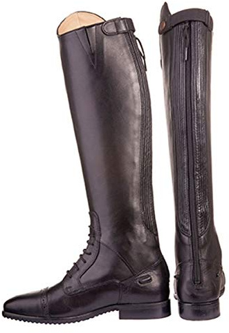 HKM Unisex Valencia Normal/Extra Vid Ridstövel, Svart, 42