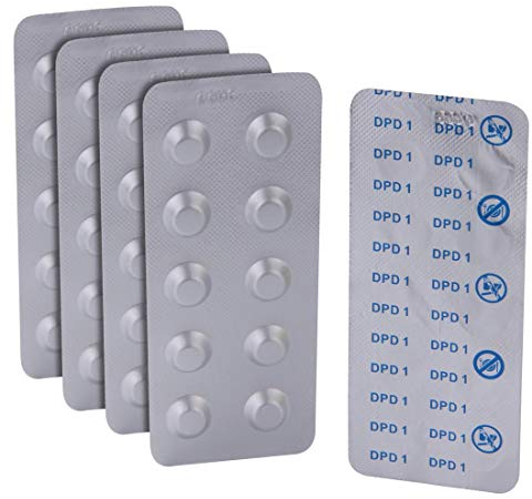 your GEAR Blueborn 50 x DPD 1 Pastillas de Prueba de Agua para Cloro Libre en Piscina y Piscina