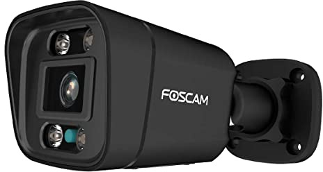 Foscam V5EP (svart) LAN IP övervakningskamera 3072 x 1728 pixlar, flerfärgad, 170 x 66 x 66 mm