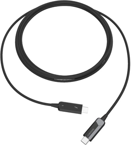 Corning Câble optique Thunderbolt 3 USB Type-C mâle 5 m