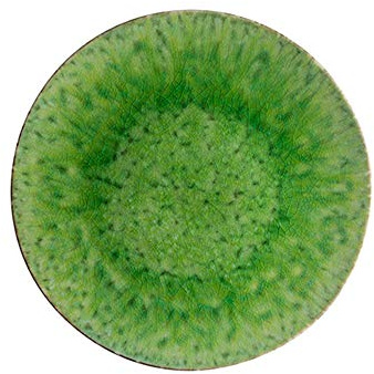 Costa Nova, Riviera collection, Vaisselle en grès, Assiette de présentation, Plat, tomate (vert), 31 cm