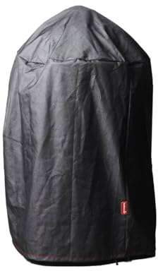 barbecook Wetterfeste Abdeckhaube Fuer den Kamado Grill, wasserdichte und atmungsaktive Grillabdeckung als Schutzhuelle Fuer draußen, Durchmesser 82.5 cm, Hohe 90 cm