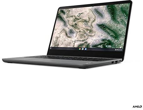 Lenovo IdeaPad 3 14 Inch Touch Screen, 4GB RAM, 64GB Storage Chrome OS - Storm Grey (Top), Dark Grey (Bottom) Chromebook Laptop