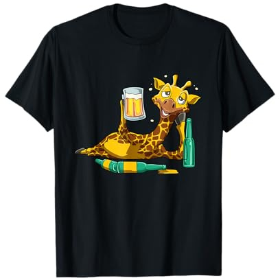 Bière amusante en forme de girafe T-Shirt
