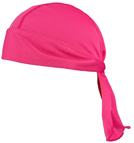 VIAUMBR Bandana da pirata, cappellino, durag, copricapo per bicicletta, moto, bandana sotto il casco da ciclismo, foulard da pirata, pirata, estate, Rosa, 50-65