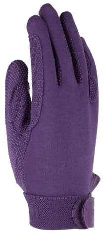 Shires - Kinder Reithandschuhe Newbury (XS) (Violett)