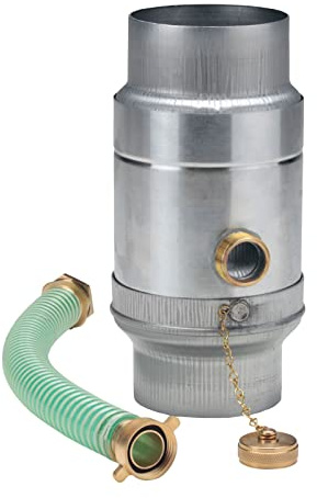 Regensammler Regenwassersammler Zink mit Anschluss - Set DN 60 - 120