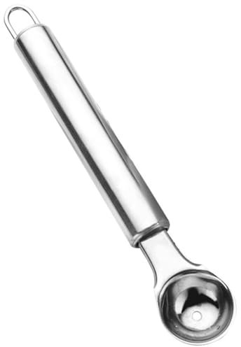 Uposao Melonenausstecher Kugeln Aushöhllöffel Edelstahl Kugelausstecher Melonen-Portionierer Melonenausstecher Kugeln klein Melonenballer für Melonen und anderes Obst 18 cm