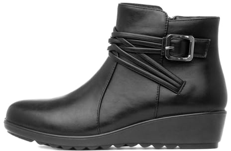 SOFT-LITES. Softlites Jade Womens Black Ankle Boot - Size 6 UK - Black