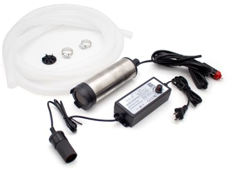 LeTkingok Herramientas Eléctricas de Bombeo de Agua Diésel de 220V, Bomba de Combustible para Cambio de Aceite de Coche, Bomba de Aceite Sumergible, Transferencia de Combustible de Queroseno
