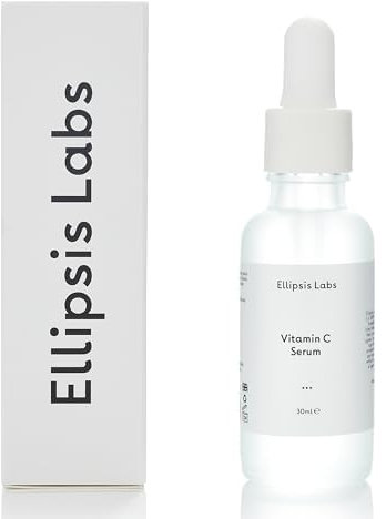 Vitamin C Serum by Ellipsis Labs – Brightening and Rejuvenating Vegan Antioxidant Serum with Ascorbic Acid to Target Dullness, Uneven Skin Tone, Fine Lines, Collagen Boosting, Fast-Absorbing, 30ml