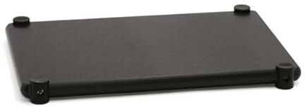 Tagliere Professionale in Polietilene HD Nero per Bar, Tagliere Rettangolare 30x20x1,5 cm con Piedini Antiscivolo Made in Italy, Conforme Normative H.A.C.C.P, Facile da Pulire - BISETTI