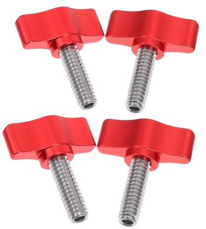 Cabilock 4stücke Rändelschrauben Griff Griffschrauben Klemmknopf Für Kamerastativ Schraubensatz Mit Mikrofonschraubenadapter Hardware-rändelschrauben Für Computergehäuse
